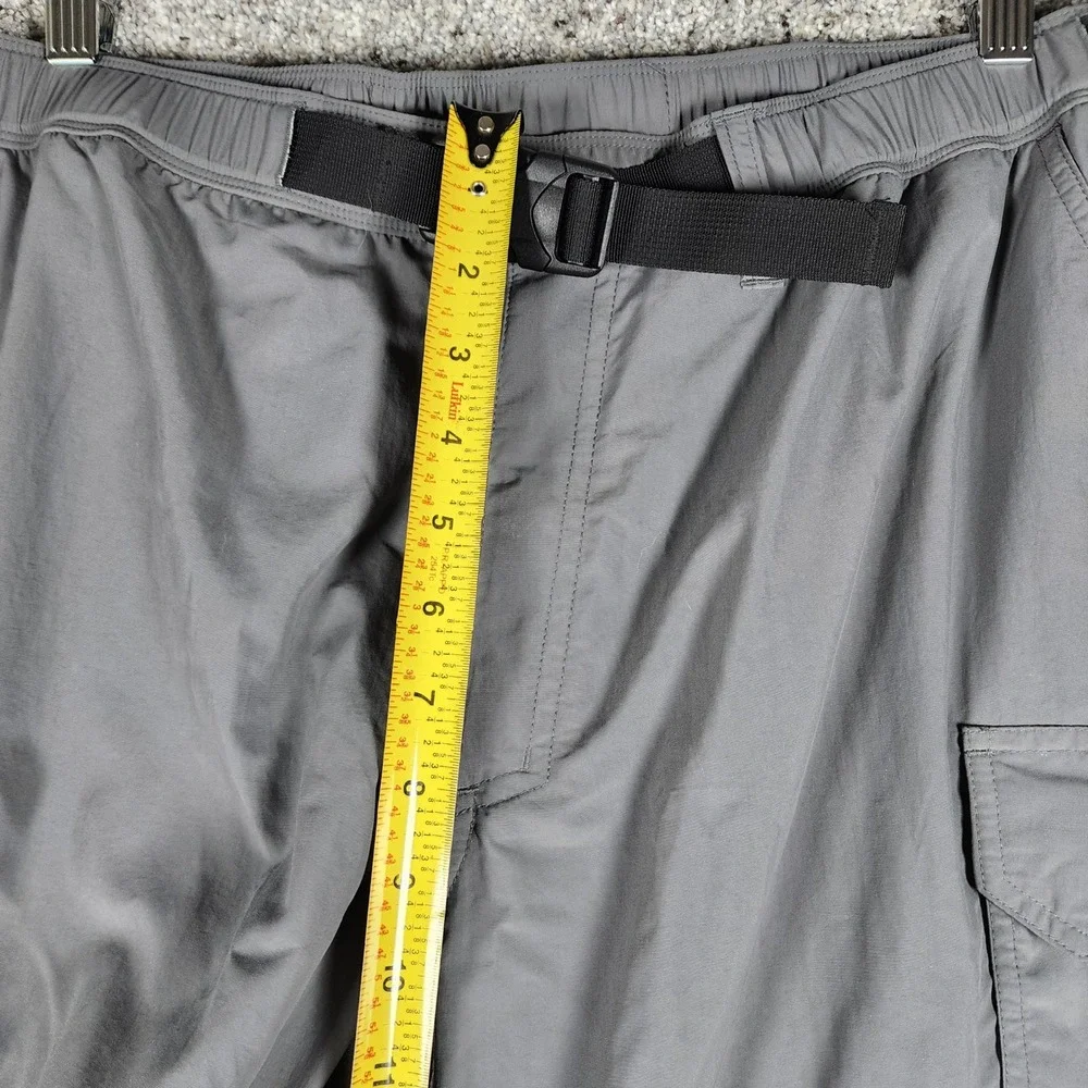 Gander Mountain Cargo Pants Mens L/30 Gray Convertible Zip Off Hiking Never Worn